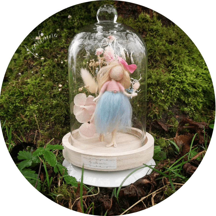 Cloche Fée "Je veille sur toi..."