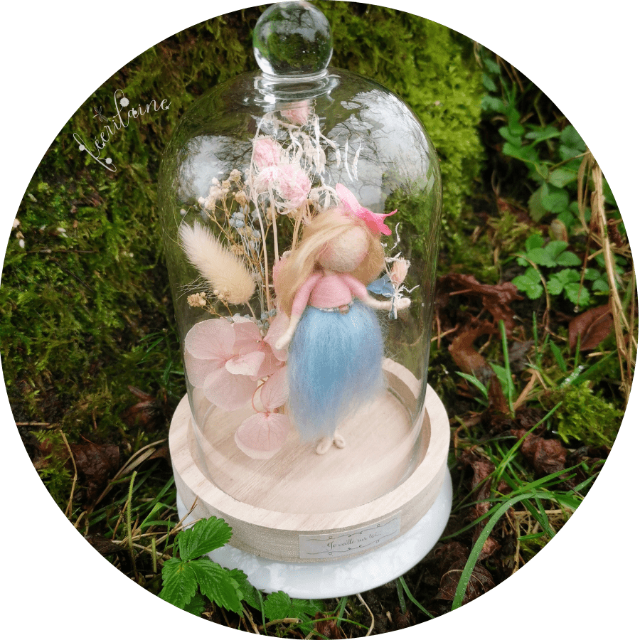 Cloche Fée "Je veille sur toi..." – Image 2